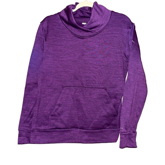 Columbia Womens Purple Cowl Neck Sweatshirt Size L - Picture 1 of 8